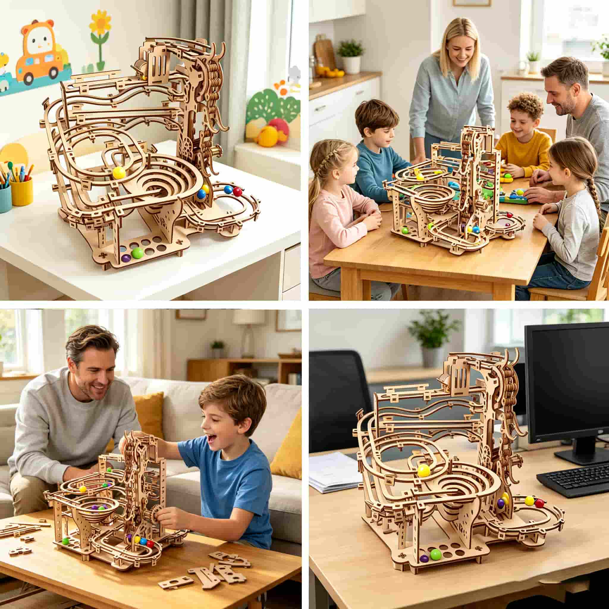 Mechanical Marble Run 3D Woode - Running Gear Track recension och pris