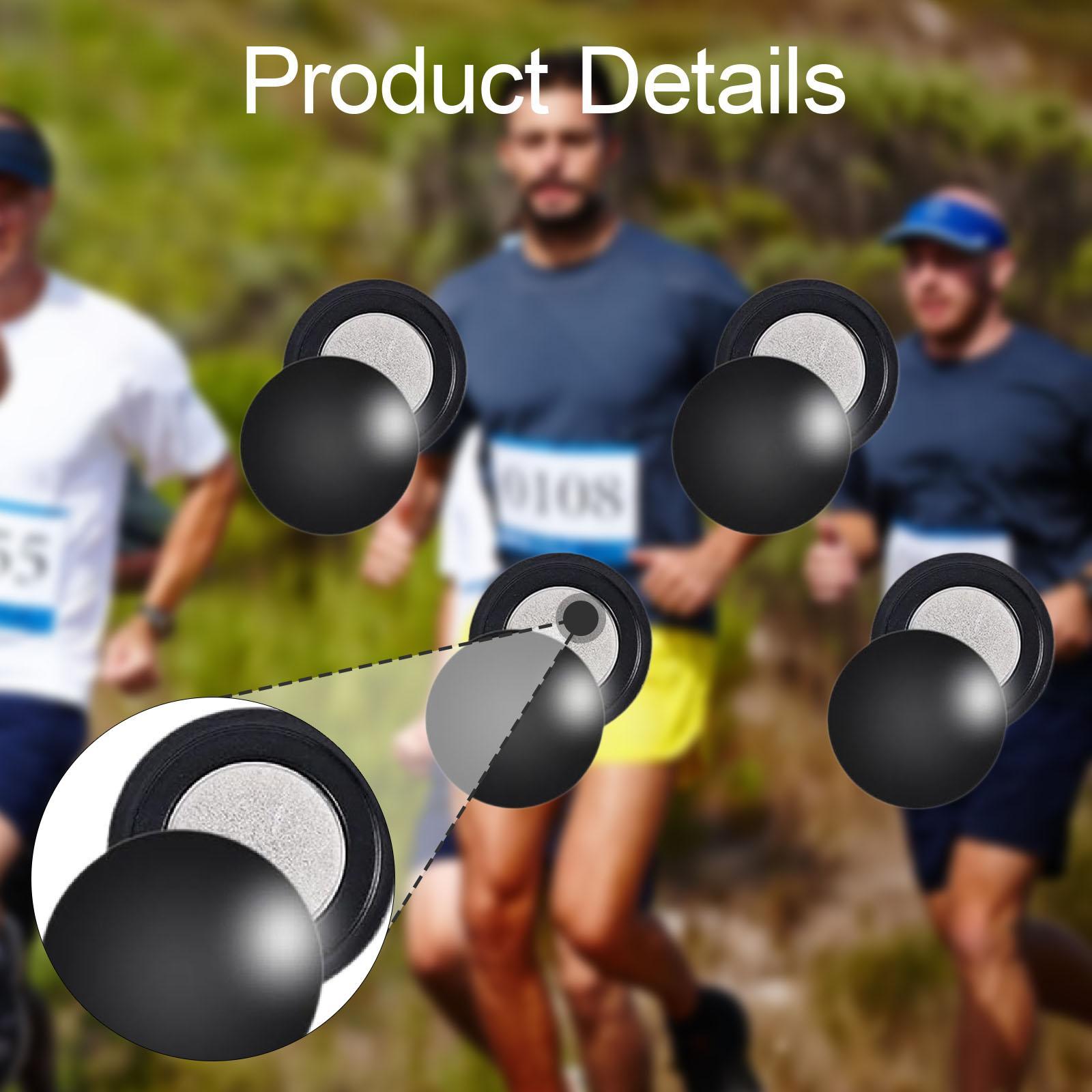 4 Pair Magnetic Race Bib Clips - Running Gear Track recension och pris