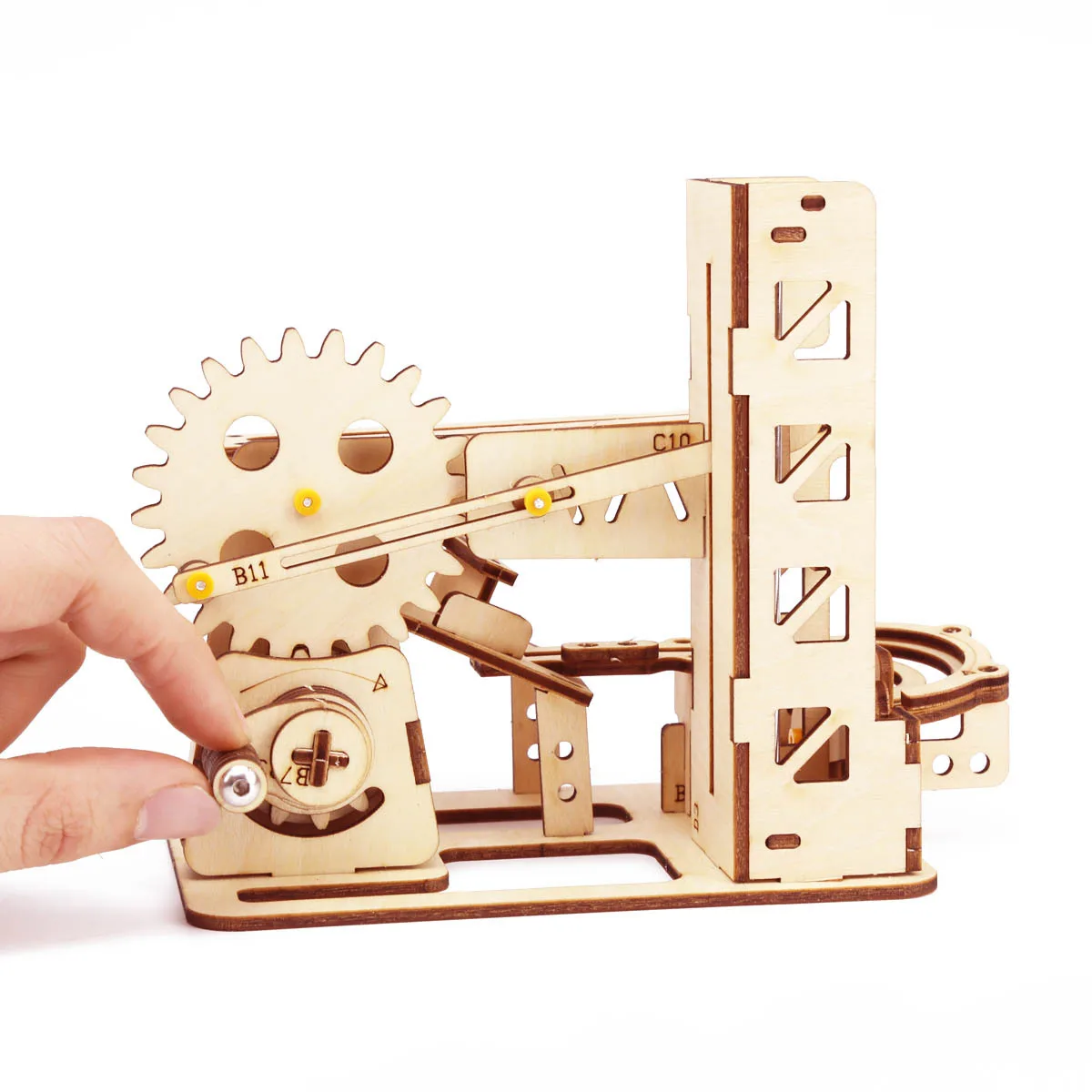 DIY Mechanical Iron Ball Maze  - Running Gear Track recension och pris