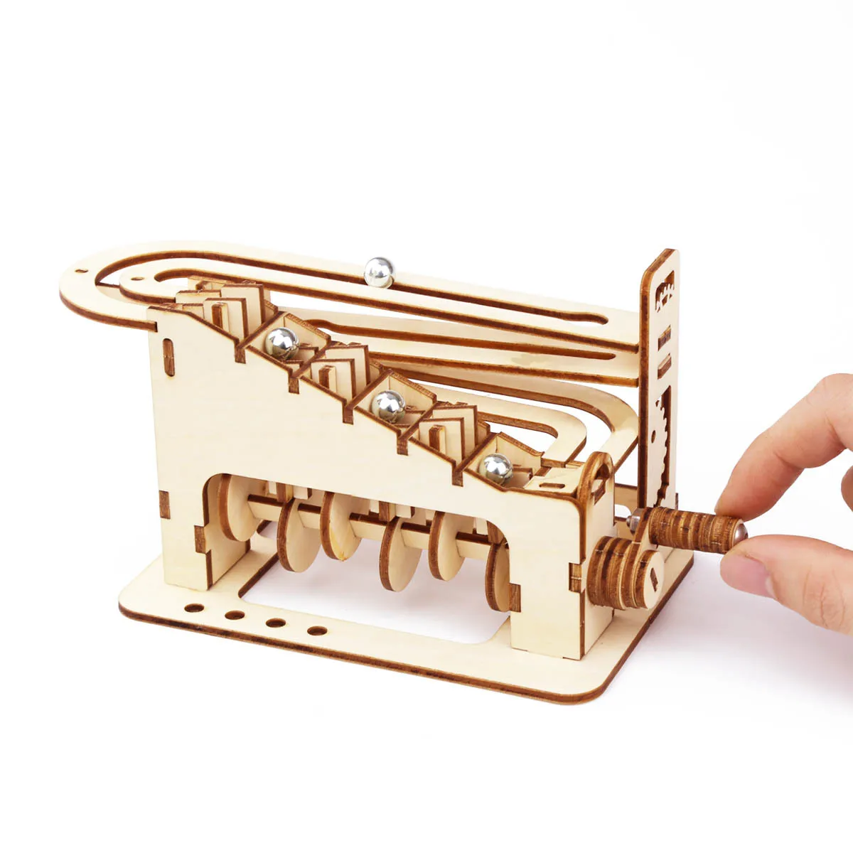 DIY Mechanical Iron Ball Maze  - Running Gear Track recension och pris