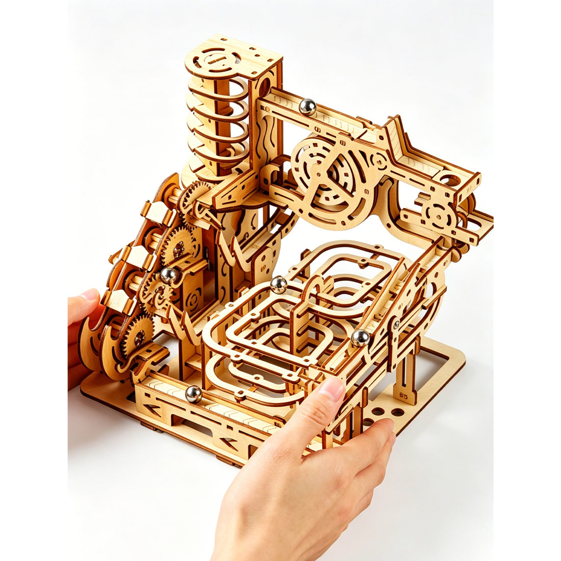 3D Wooden Puzzle Mechanical Ma - Running Gear Track recension och pris