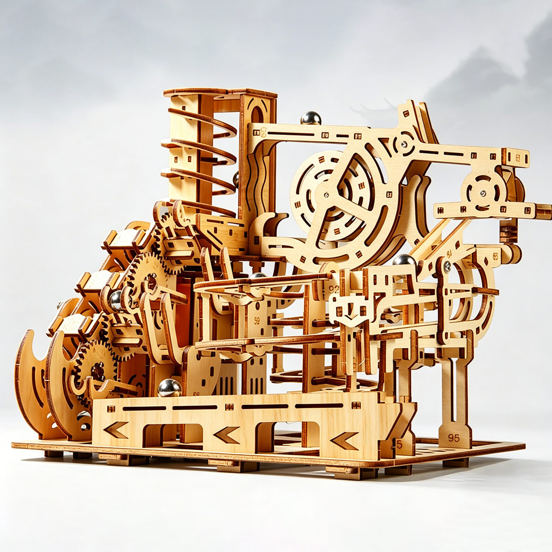 3D Wooden Puzzle Mechanical Ma - Running Gear Track recension och pris